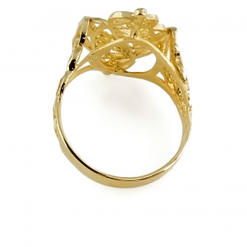 14ct gold 3g filigree Ring size N